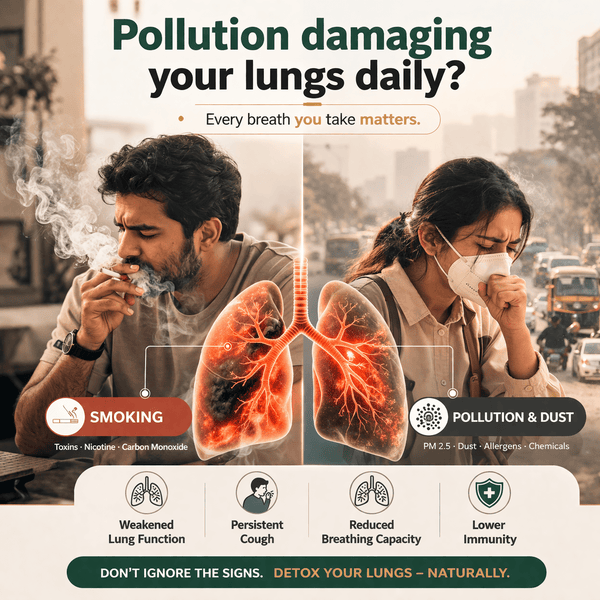 Ayutra's PulmoCure – Ayurvedic Lung Detox Capsules (60 Capsules) - Ayutra