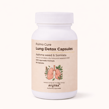 Ayutra's PulmoCure – Ayurvedic Lung Detox Capsules (60 Capsules)
