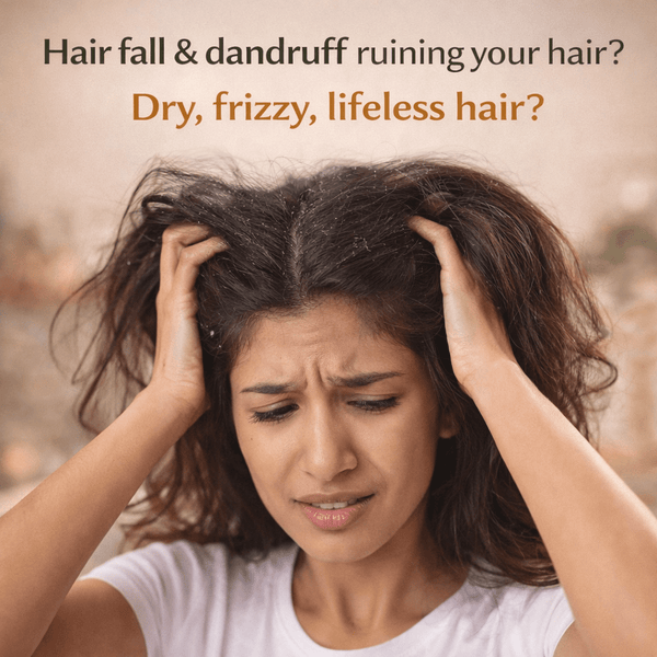 Ayutra's Rinse & Repair – Ayurvedic Shampoo with Conditioner | Anti - Dandruff & Hair Fall Control | Sulphate & Paraben Free (250ml) - Ayutra